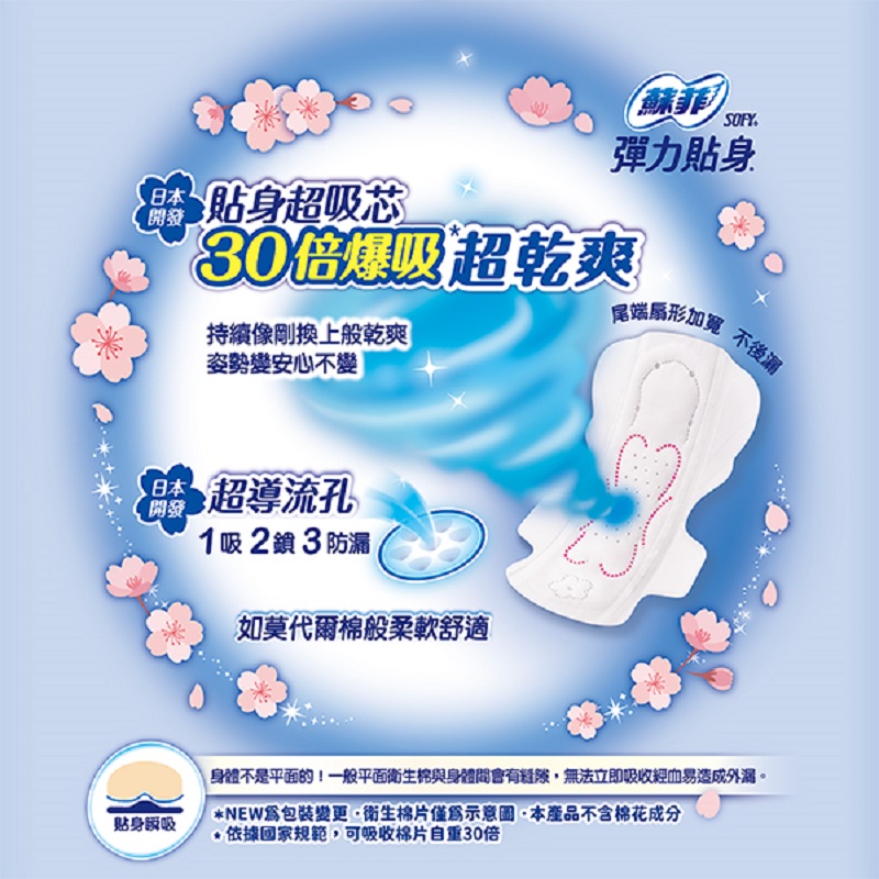 Sofy body fit napkin  10P4B, , large