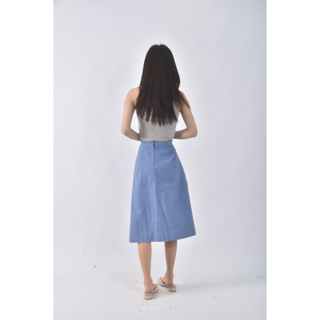(XL) 藍色長裙二手衣, , large