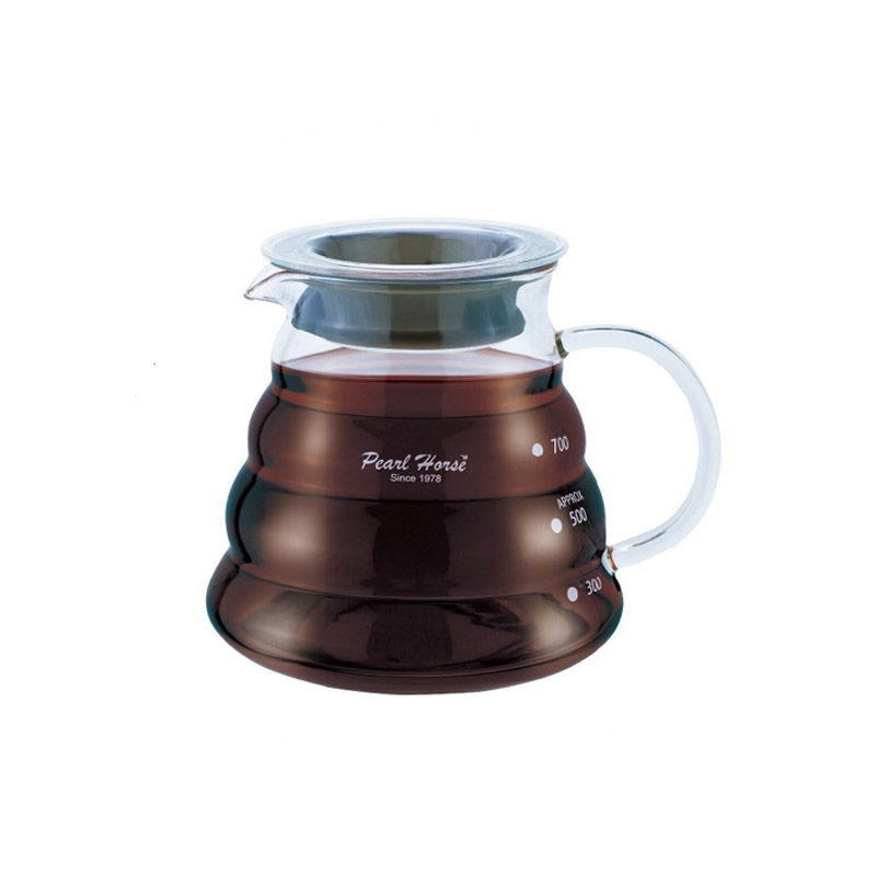 PEARL HORSE Cloud Drip Coffee Pot – 800ml, , large