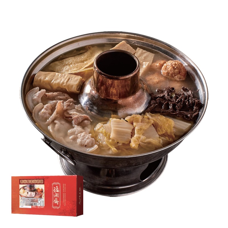 逸湘齋 東北酸菜白肉鍋1500g-得福, , large