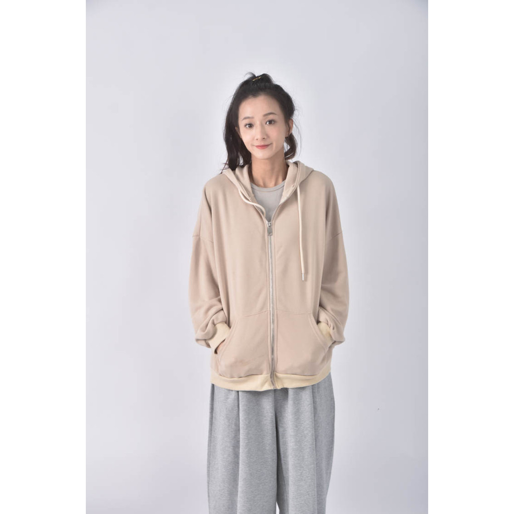 (XL) sunday韓牌落肩棕色外套二手衣, , large