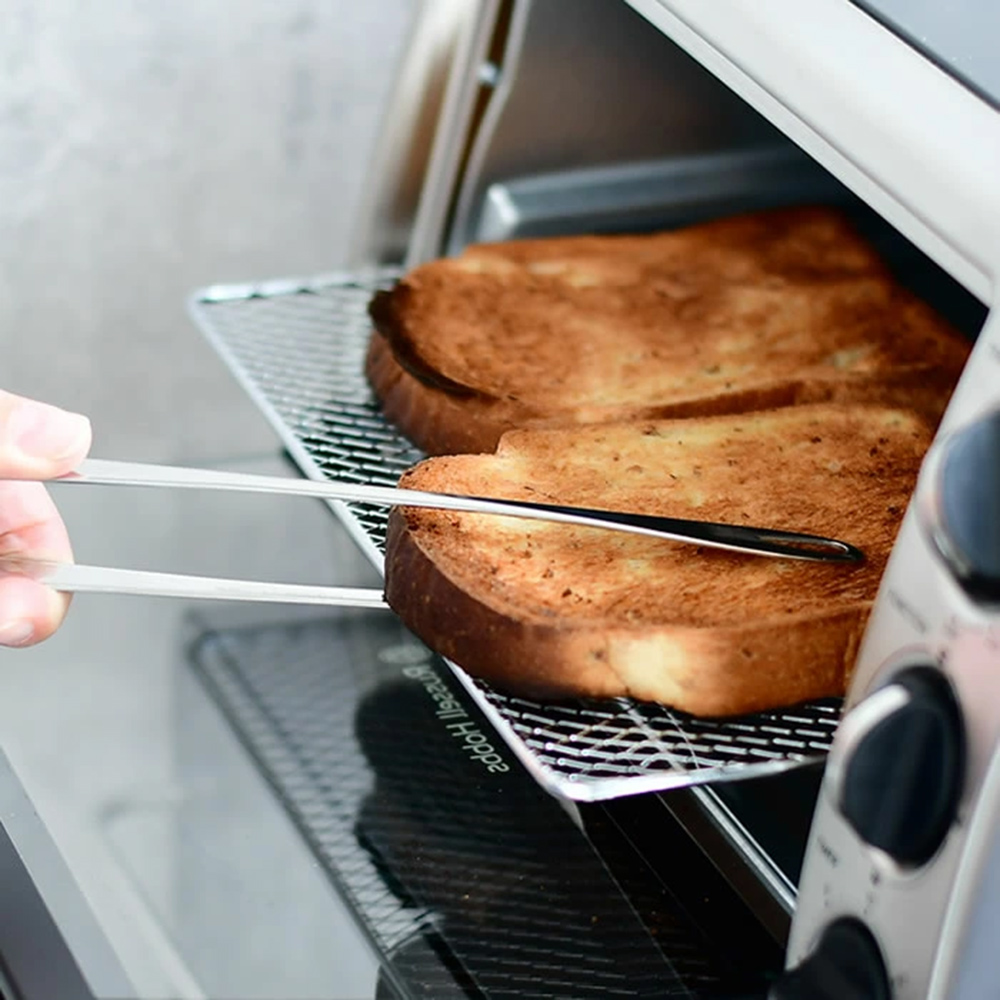 【Senbudō】Japan-Made Slim Multi-Purpose BBQ & Cooking Tongs 30.5cm – Large (304 Stainless Steel / Dishwasher-Safe), , large