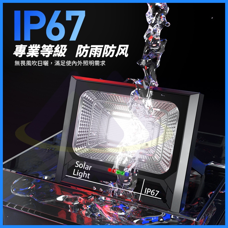 【禾統】LED智能光控太陽能感應燈／鋁殼款800W白光光控款／1台(太陽能感應燈 天黑自動亮 遙控定時 太陽能燈), , large