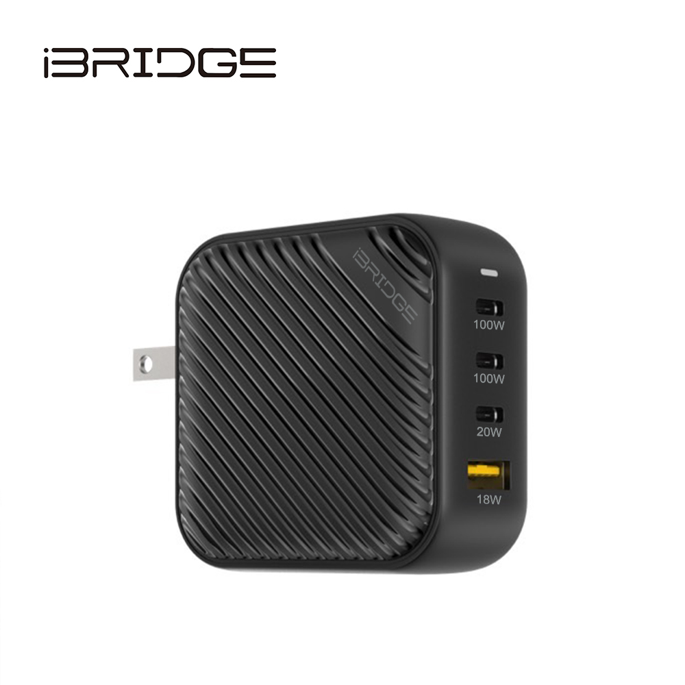 iBRIDGE GaN 100W Ultra-Fast Power Supply - Black, , large