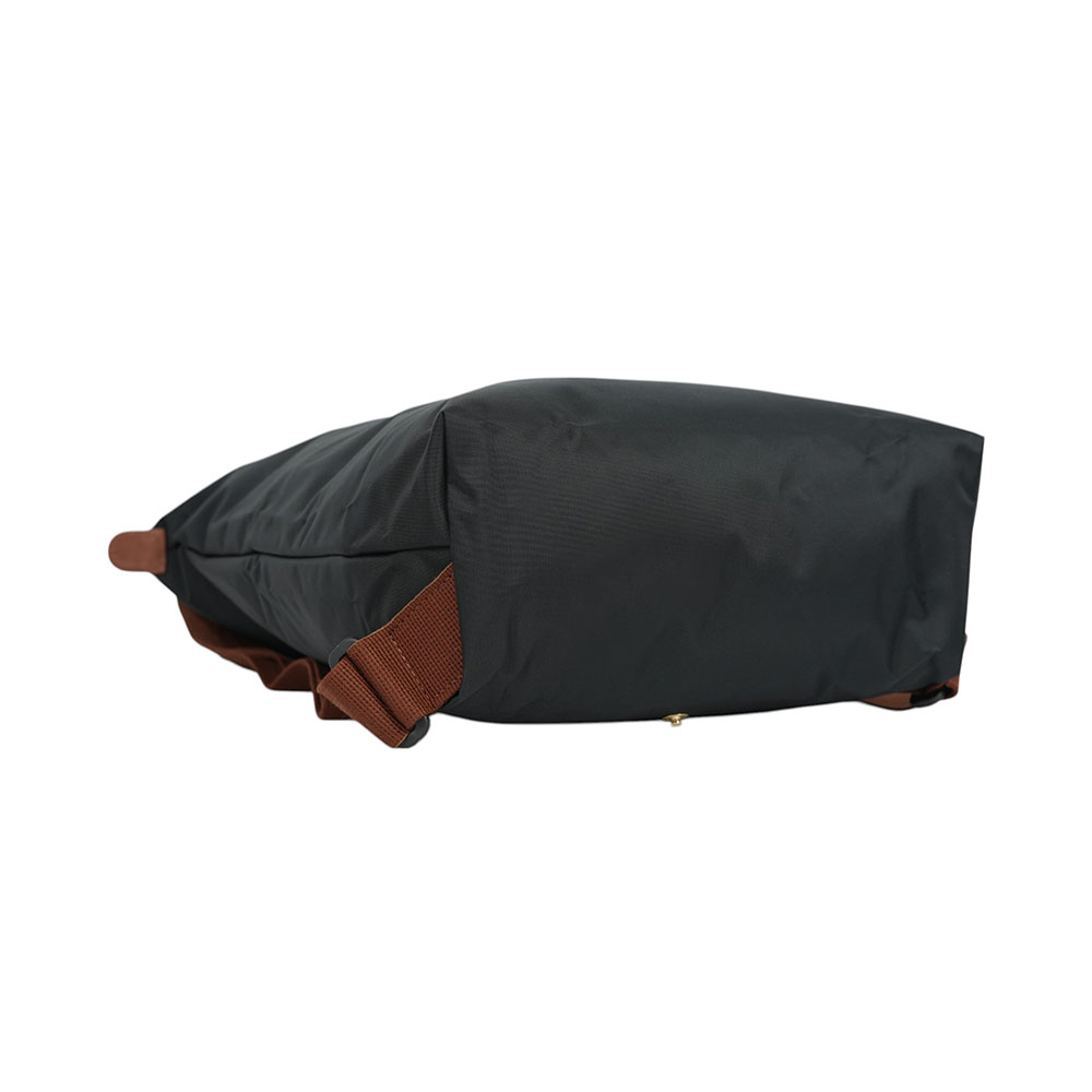 LONGCHAMP Le Pliage Original M 再生帆布中型折疊後背包/黑色, , large