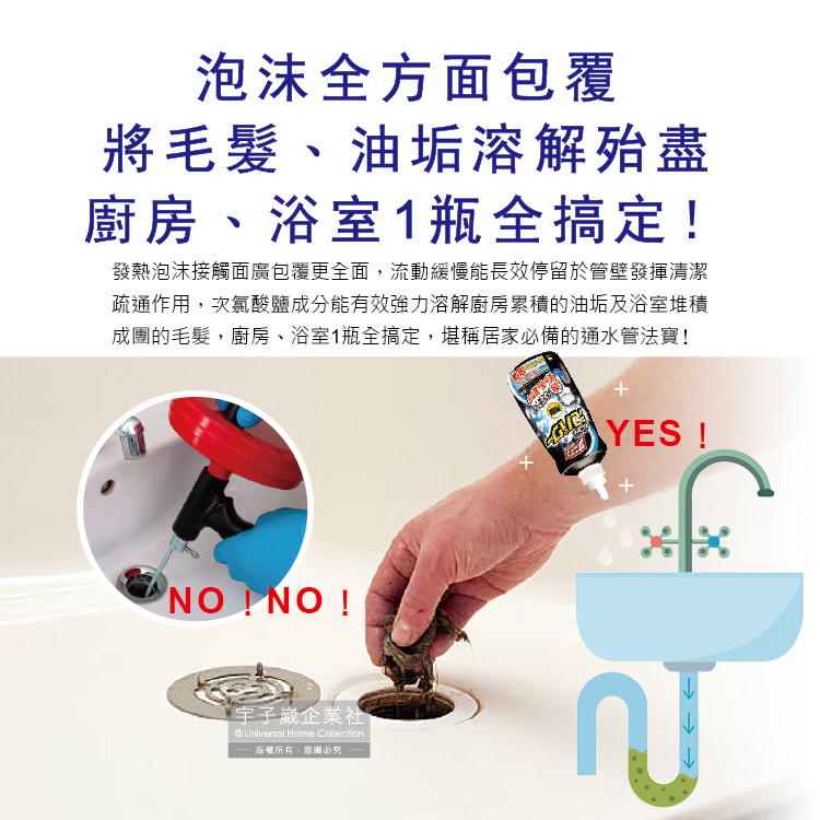 [日日好物]日本小林製藥-超濃密泡泡Sanibon衛浴水管疏通劑400ml/黑瓶(洗手台排水管泡沫清潔疏通劑,排水口防堵塞除臭劑,溶解毛髮除油垢疏通劑), , large