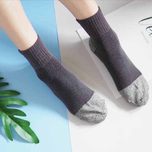 [Kaimei Cotton] 3 pairs of MIT made in Taiwan Challenge 168-hour three-in-one technology deodorant socks-1/2 type, , large