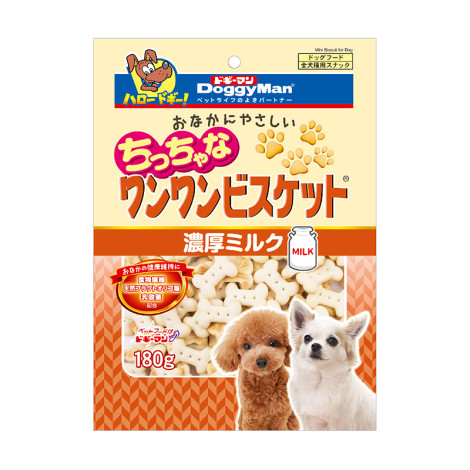 Bowwow Mini Biscuit with Rich Milk 180g, , large