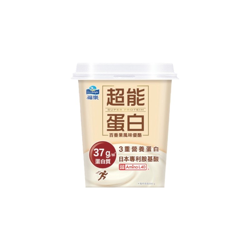 福樂超能蛋白 Protein 百香果優酪500g, , large