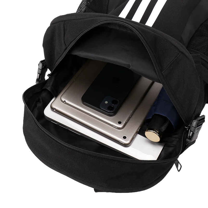 [家樂福] ADIDAS POWER VI 雙肩後背包 黑  HB1324, , large