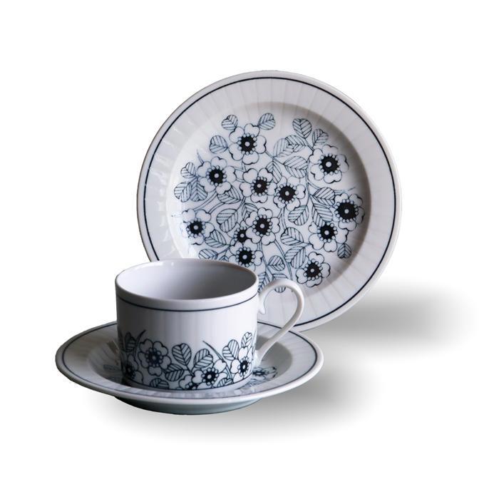 【毓秀堂】AWASAKA 花卉杯盤3入組(花朵), , large