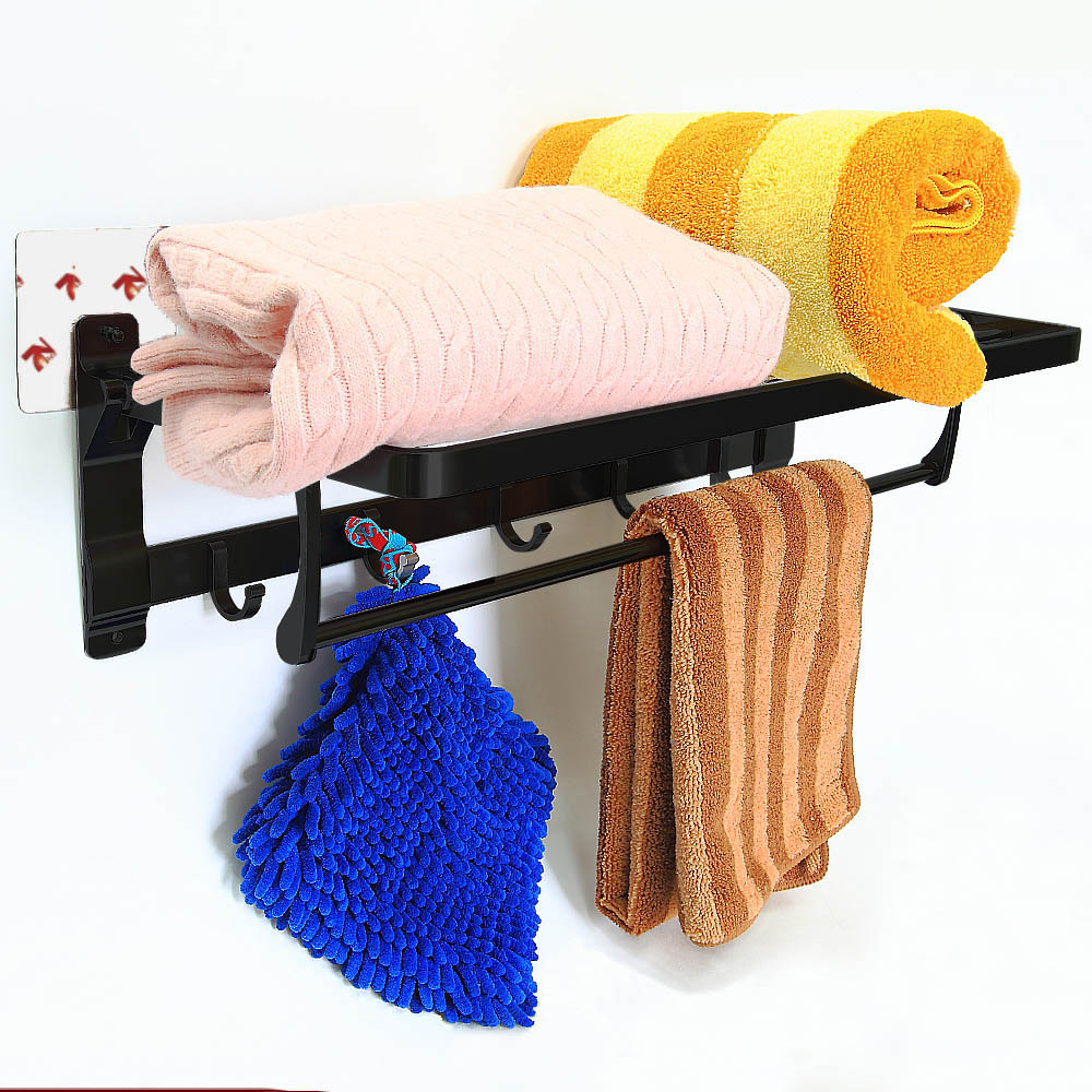 [7-Nice]鋁出奇兵收納式衛浴衣物架, , large