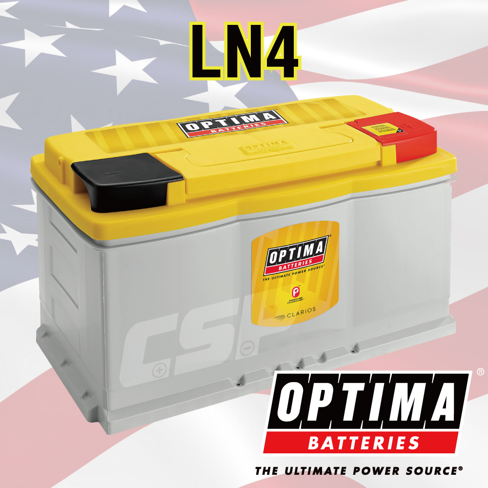 OPTIMA LN4 yellow Optima car battery AGM battery 880CCA winding design BMW Benz car 12V80Ah CSP, , large