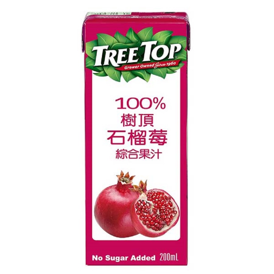 樹頂100石榴莓綜合果汁200ml, , large