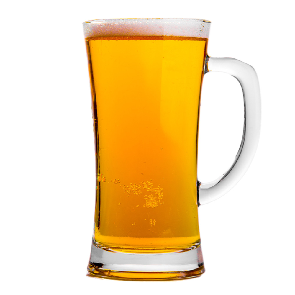 縮腰有炳啤酒杯350ML, , large