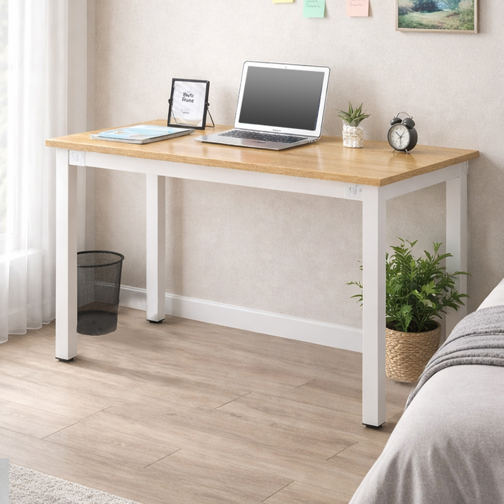 【AOTTO】簡約加厚鋼架辦公桌-120公分(FT-502), , large