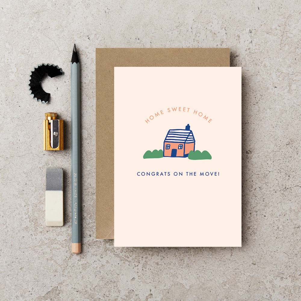 Katie Leamon 英國製 有溫度的卡片 問候卡 - HOME SWEET HOME 甜蜜的家, , large