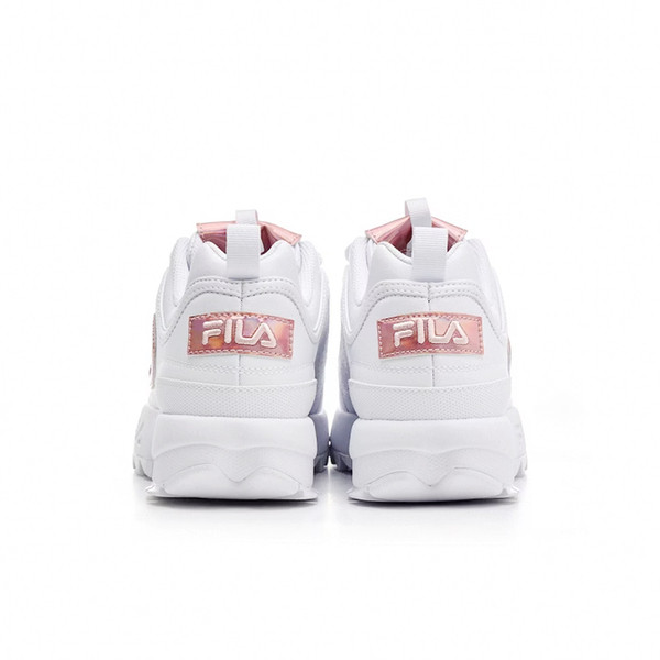 Kixpress-Fila Disruptor II 女 運動休閒鞋 老爹鞋 經典 厚底 舒適 白 粉紅 [5-C609Y-154], , large