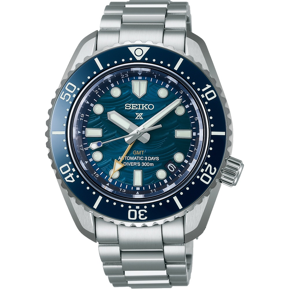 |預售|SEIKO精工 Prospex 60週年限量 三日鍊 藍色波浪 潛水機械錶SPB509J1/6R54-00N0B, , large