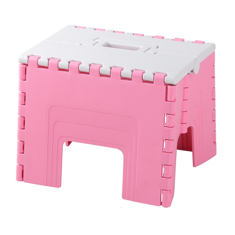 美好中折椅, 粉色-3Y, large