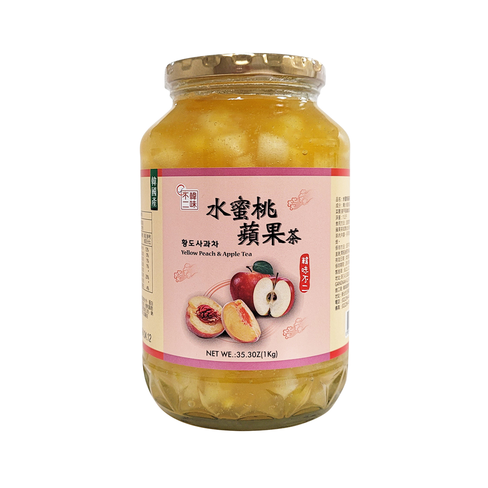 韓味不二水蜜桃蘋果茶(果醬), , large