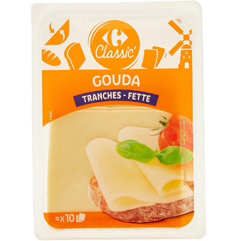 C-Gouda in Slices 200G, , large