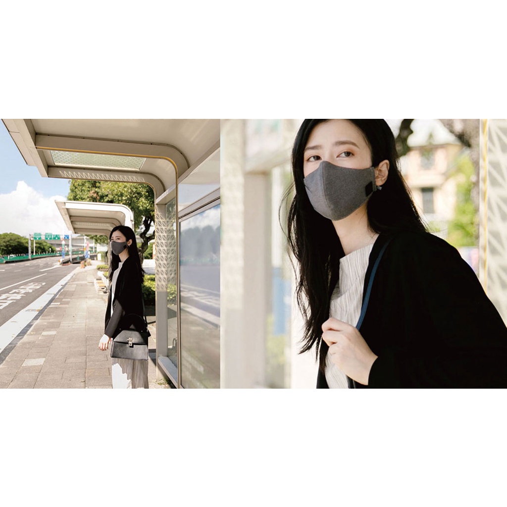 【淨對流】抗霾布織口罩-Beauty款G2 毛呢灰, , large
