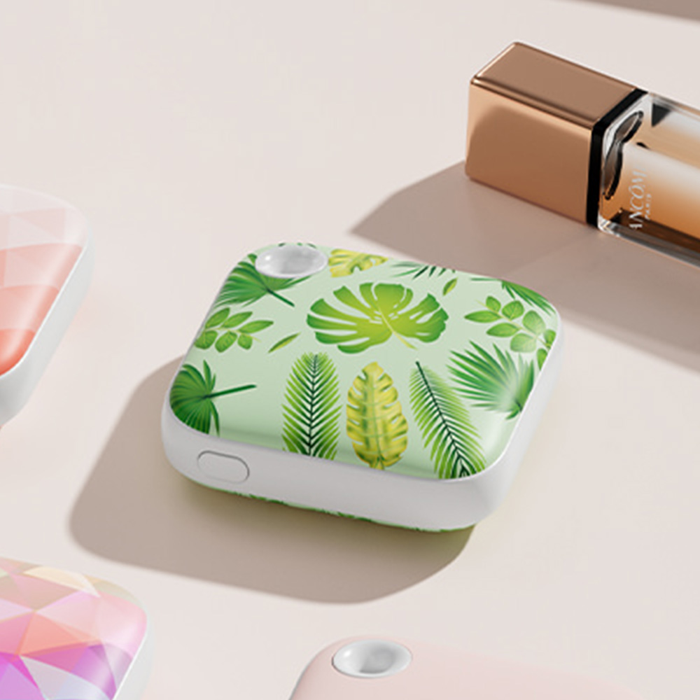 日光寶盒暖手寶【8色可選】附提繩 方塊暖手寶 暖手寶 雙面發熱 輕巧 LED燈 TYPE-C充電 小熊提繩 矽膠提繩 3秒發熱, , large