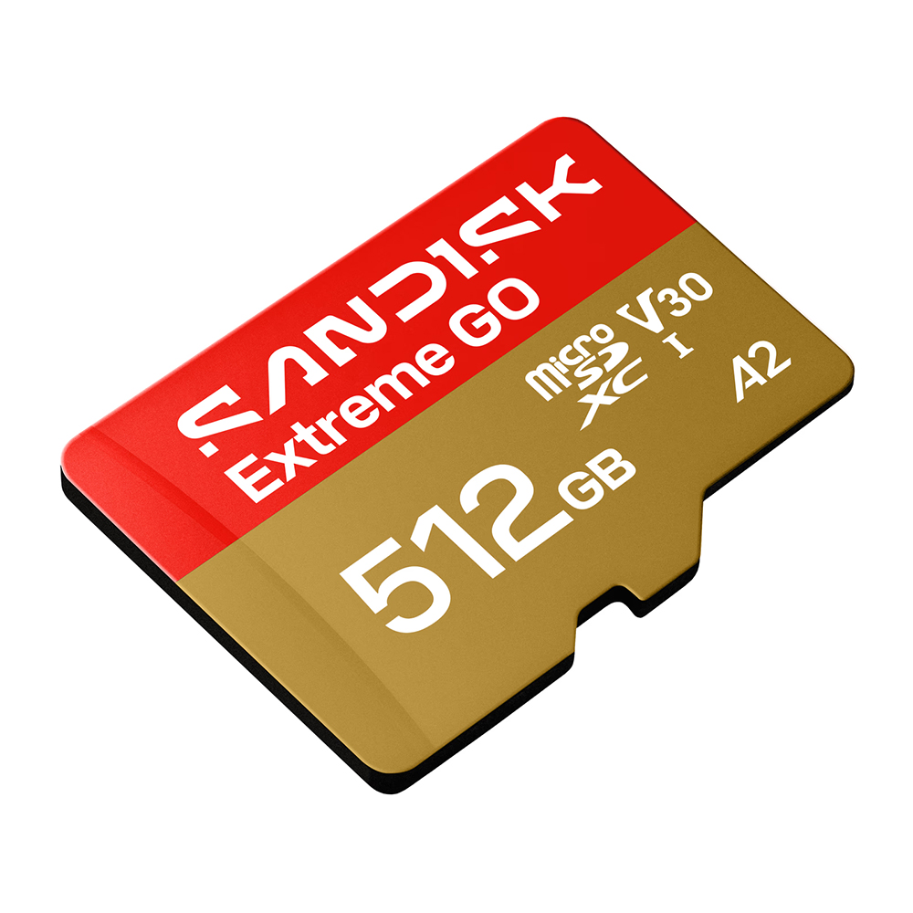 【SanDisk】Extreme GO 512G microSDXC A2 U3 UHS-I V30 4K 記憶卡, , large