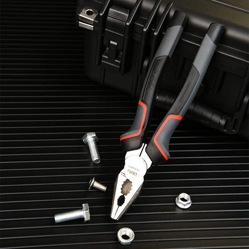【deli tools】7" professional multi-function pliers professional PRO series, , large