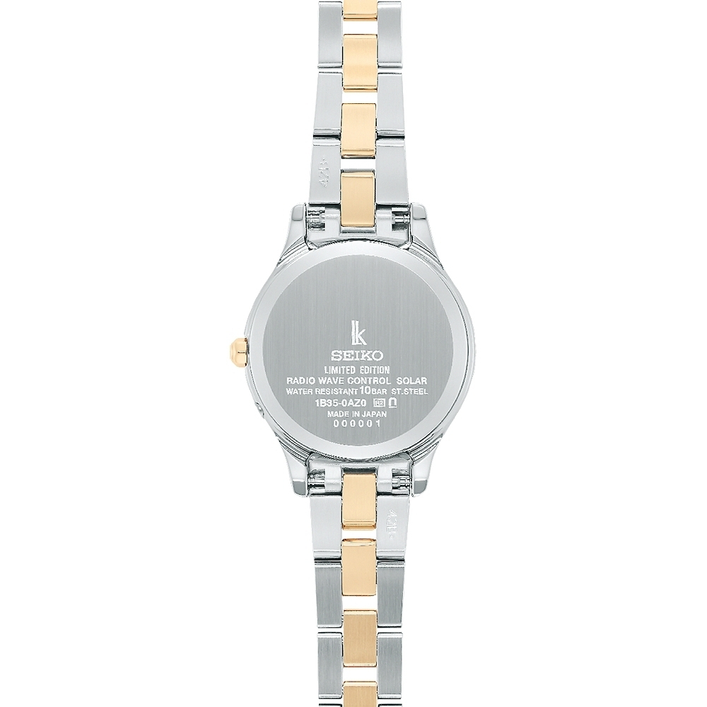 SEIKO 精工 LUKIA 太陽能電波鑽石女錶 SSVV086J/1B35-0AZ0K, , large