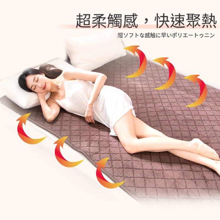 【格藍傢飾】貂絨6D立體保暖床墊(隨機圖案) 保暖床墊 可水洗 吸溼排汗, , large