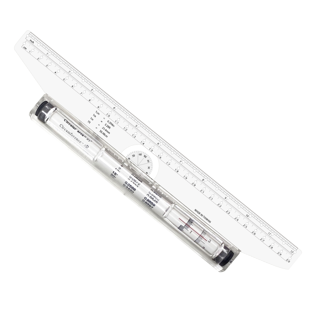 【樂智益智】4入-30CM多功能滾輪平行尺