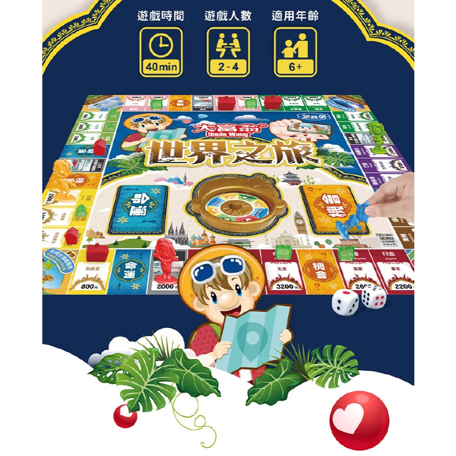 大富翁  (新超萌)世界之旅 A394, , large