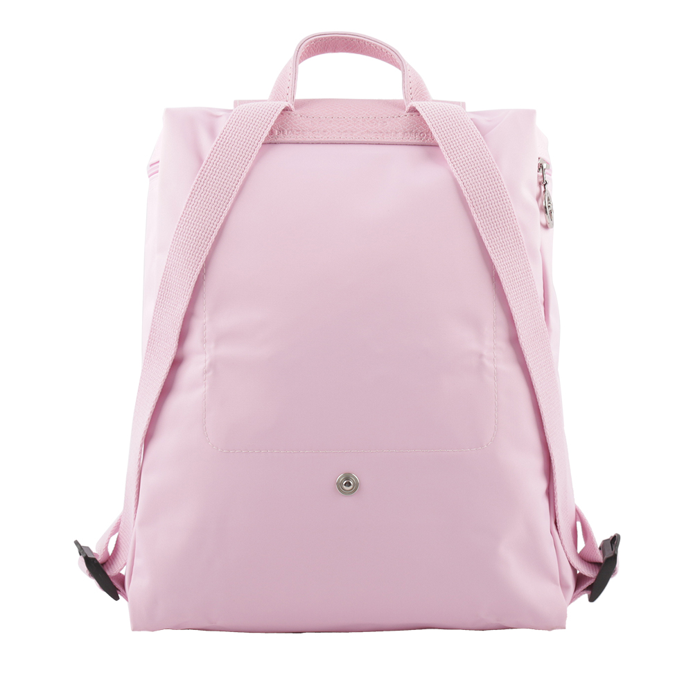 LONGCHAMP LE PLIAGE GREEN再生帆布折疊後背包/粉色, , large