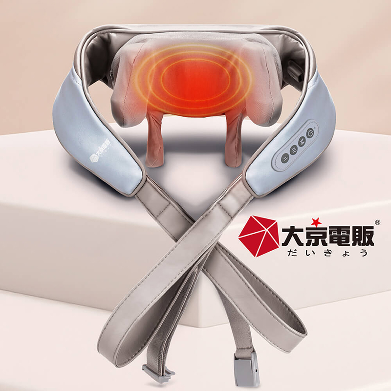 [Dajing Electronics Sales] Wireless Hands-Free/Rechargeable Shoulder and Neck Massager - Phantom Gray, , large