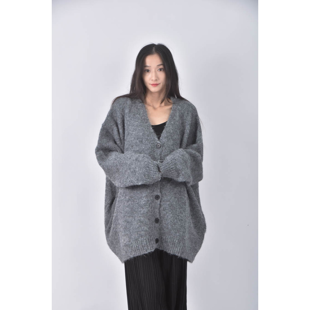 (4XL（含）以上) i my me排扣灰色外套二手衣, , large