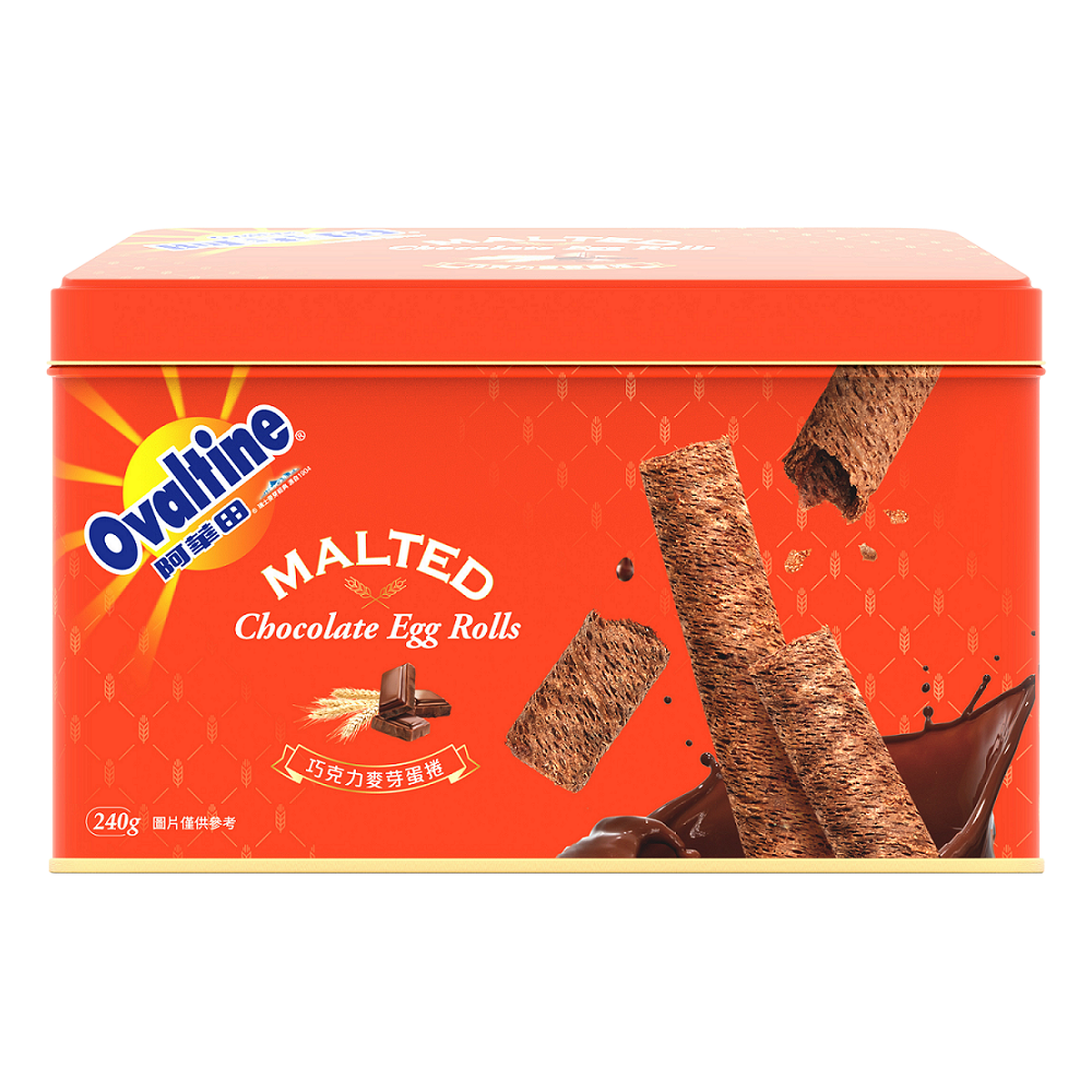 Ovaltine Malted Chocolate Egg Rolls, , large