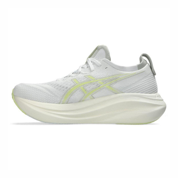 Asics Gel-nimbus 27 男 慢跑鞋 彈力 支撐 緩震 灰白 黃 [1011B958-101], , large