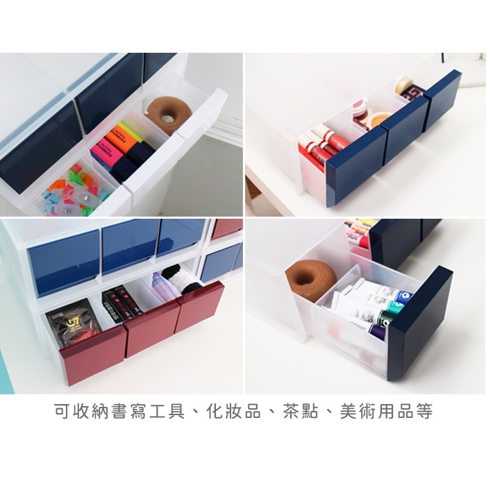 *需預訂【KAPAMAX】2-WAY多功能三層收納盒  (56100)海軍藍, , large