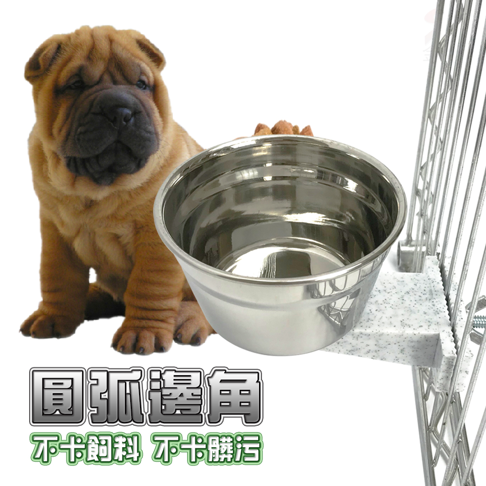 GS MALL 美國製造 LIXIT 不鏽鋼飼料飲水餵食碗 300cc 餵食器具 餵食碗 飲水碗 飼料碗 不鏽鋼碗, , large