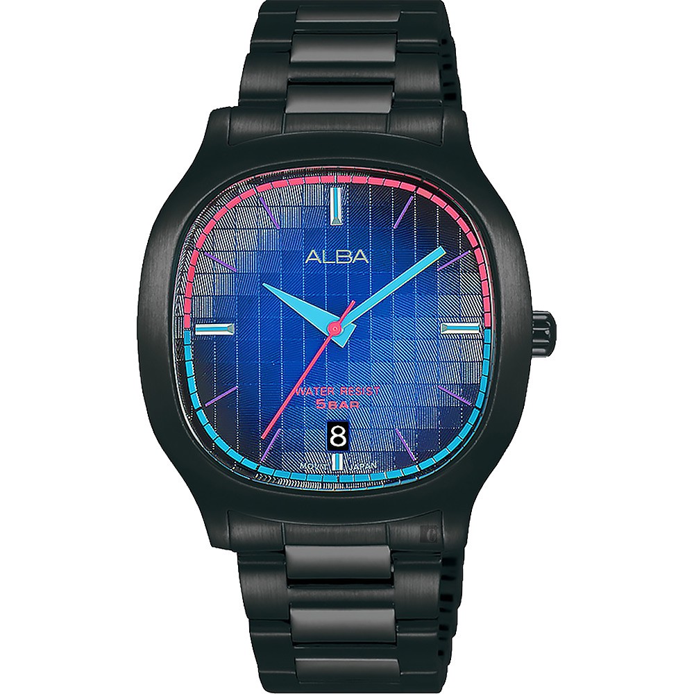 ALBA 雅柏 復古電視機手錶 VJ42-X308SD(AS9L87X1), , large