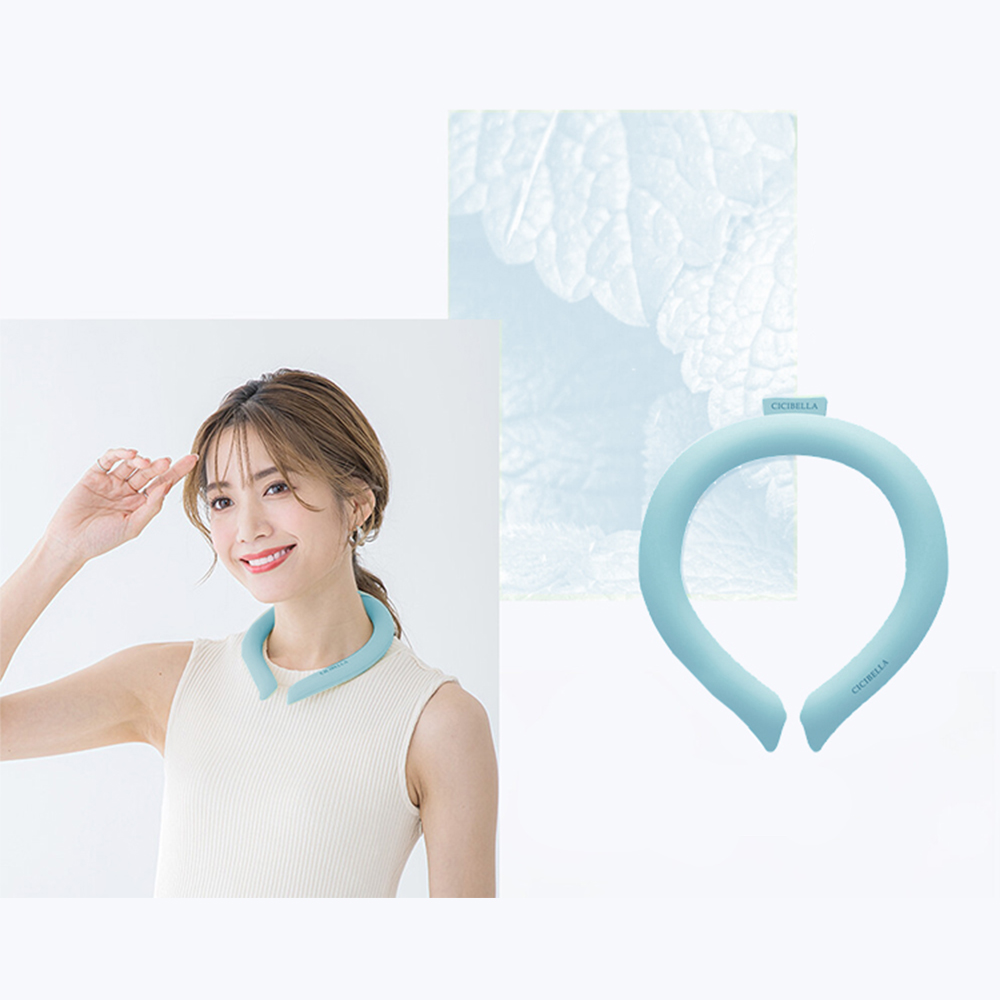 【日本CICIBELLA】清涼降溫 冰涼脖頸圈 酷冰環 PCM涼感頸圈 夏天降溫神器(日本正規品)任選, , large