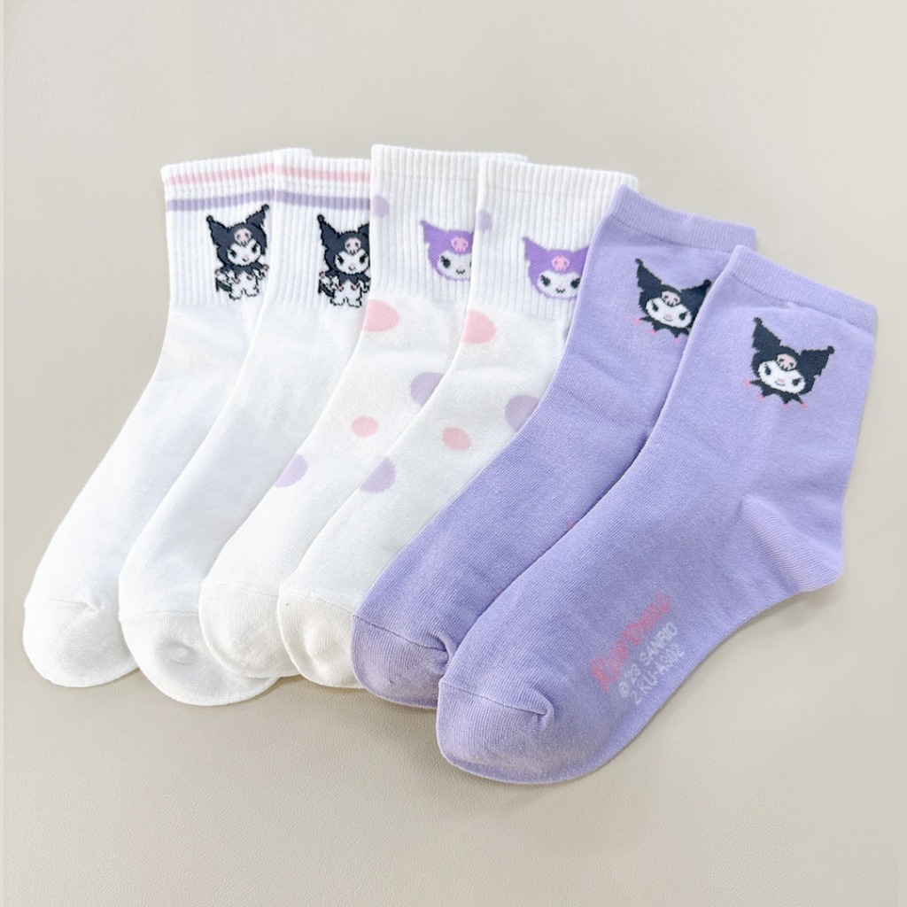 (多款)Sanrio 三麗鷗 庫洛米長襪 【旺達棉品】KU-A301, , large