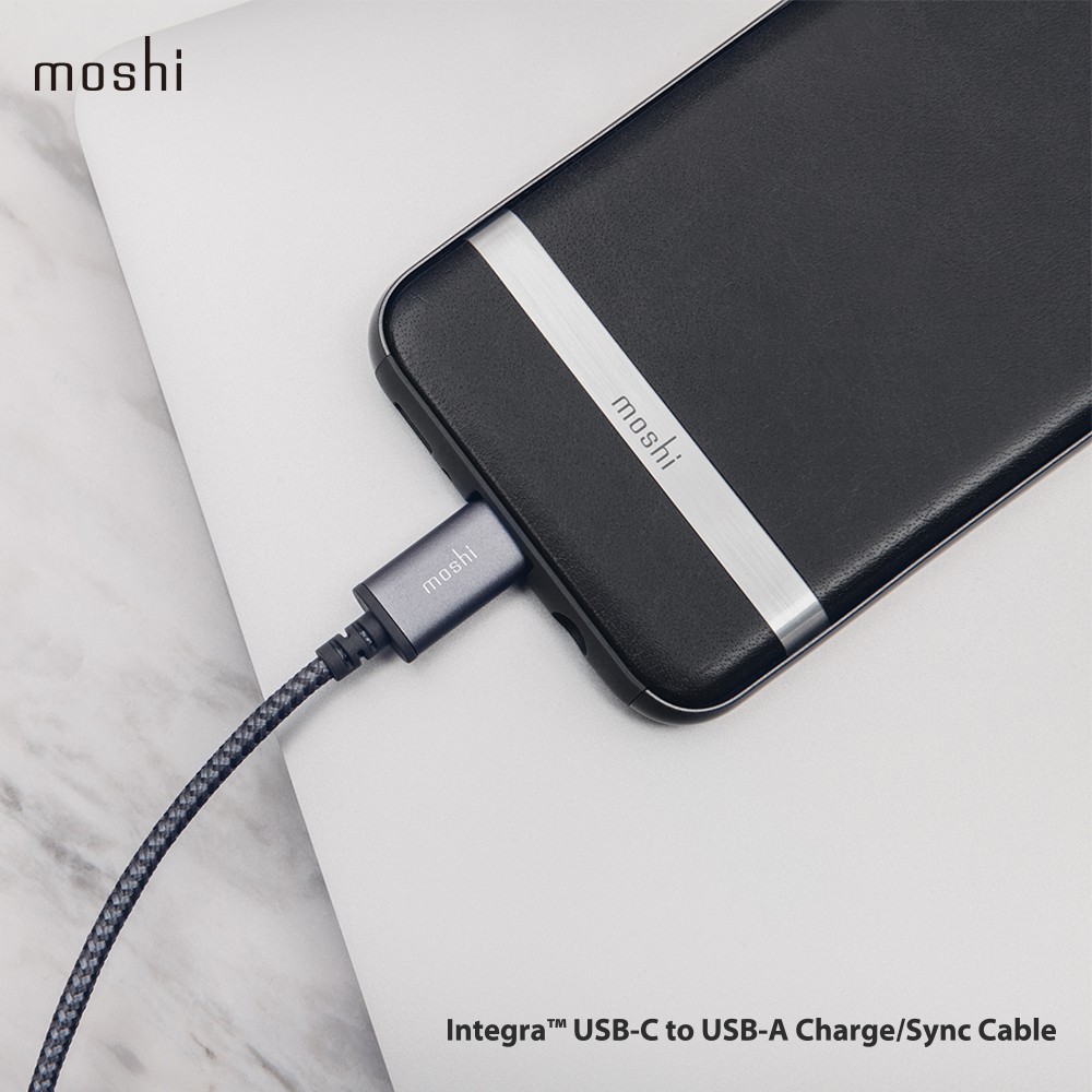Moshi Integra USB-A to USB-C 充電傳輸編織線（1.5 m）, , large