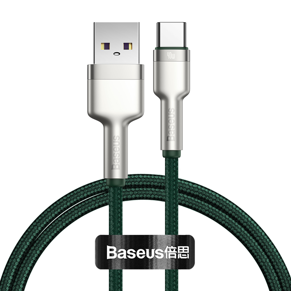 【BASEUS】iPhone不適用 40W倍思金屬卡福樂USB to Type-C充電線 出清品(快充線 數據線 TC線), , large