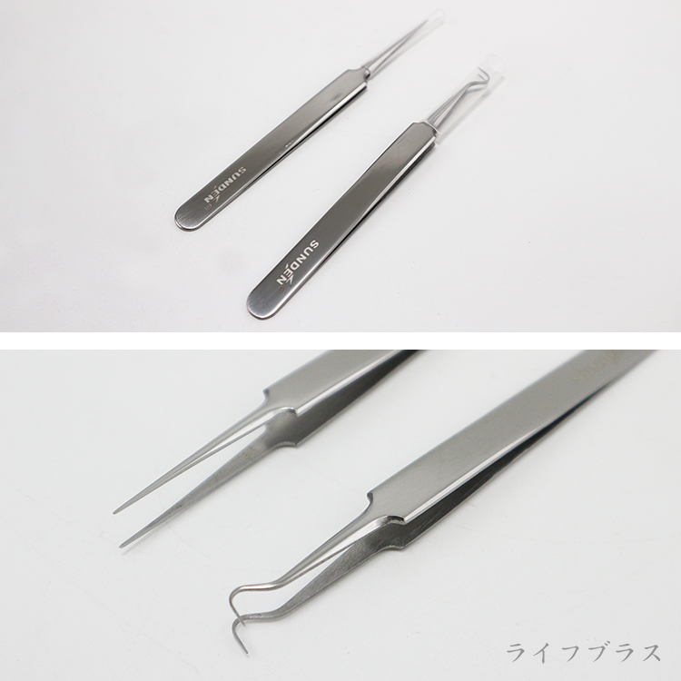 直+彎粉刺夾-LS2664-1-2組, , large