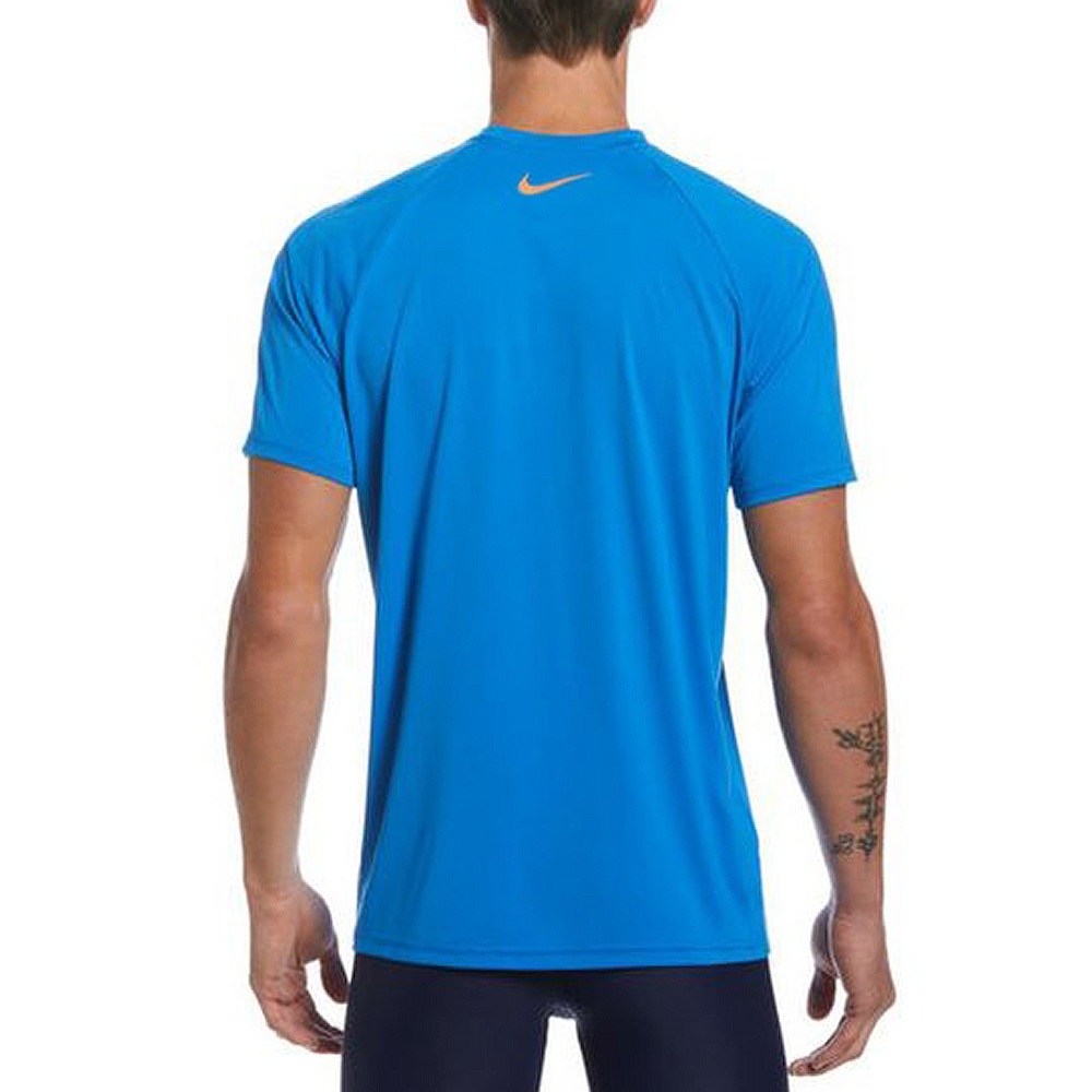 NIKE SCRIPT LOGO 成人男性短袖防曬衣 戶外 運動 吸汗 乾爽 透氣 灰 白 藍 XS/S/M/L/XL, , large