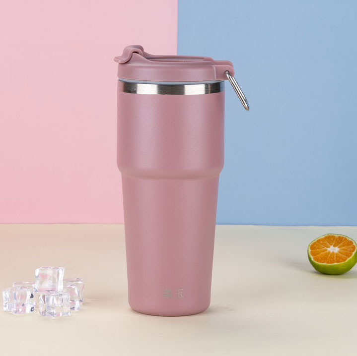 [品毅]樂美雅手提陶瓷冰鋒杯750ml(藕玉紫), , large