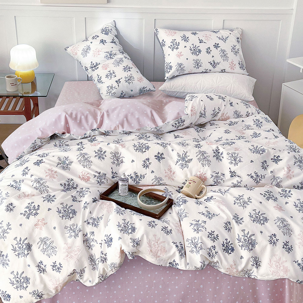 【FOCA】Sure enough, it's auspicious | 200-thread count combed cotton graphene dual-use quilt and bedspread set - double, , large